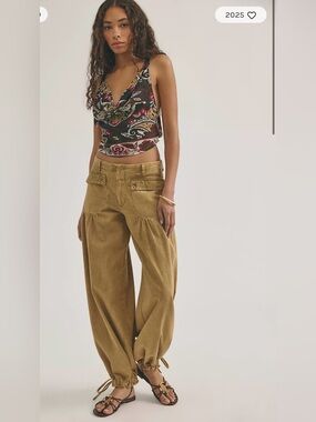 Free People Laila Cowl-Neck Top